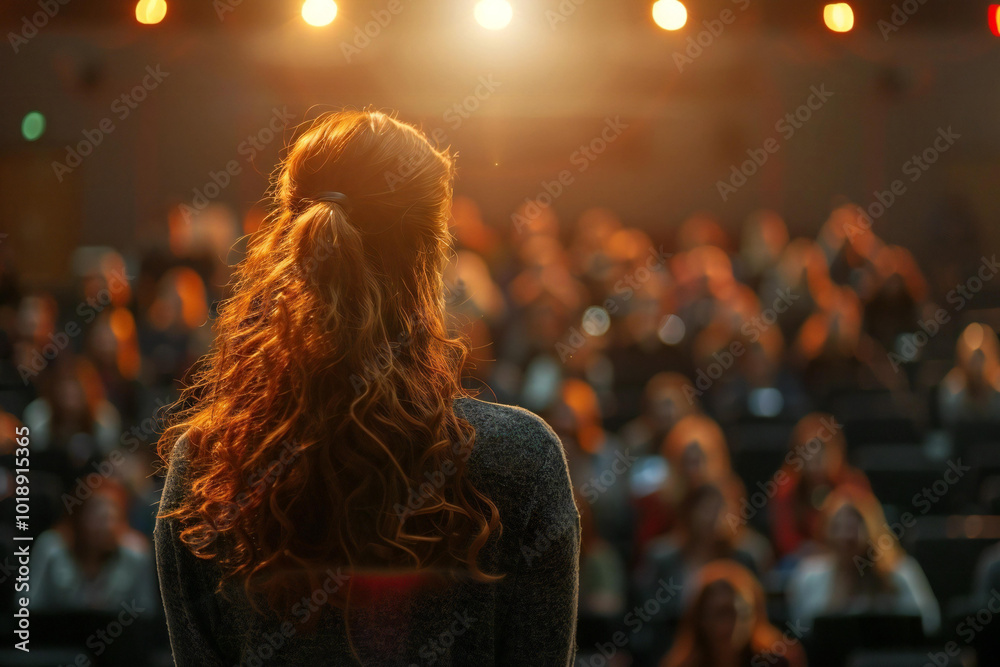 woman leading a live virtual conference with a diverse audience interacting online, showcasing the dynamic and engaging atmosphere of a virtual event. woman leading a live virtual conference with a diverse audience interacting online, showcasing the dynamic and engaging atmosphere of a virtual event.
