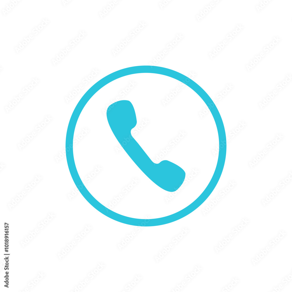 Call icon. Isolated on white background. From blue icon set. Call icon. Isolated on white background. From blue icon set.