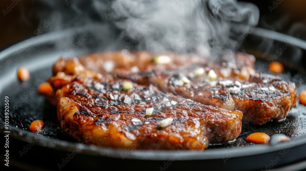 Juicy Grilled Steak with Smoky Flavor Juicy Grilled Steak with Smoky Flavor