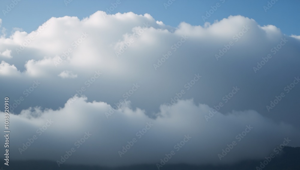 Obraz premium Foggy or cloudy atmosphere