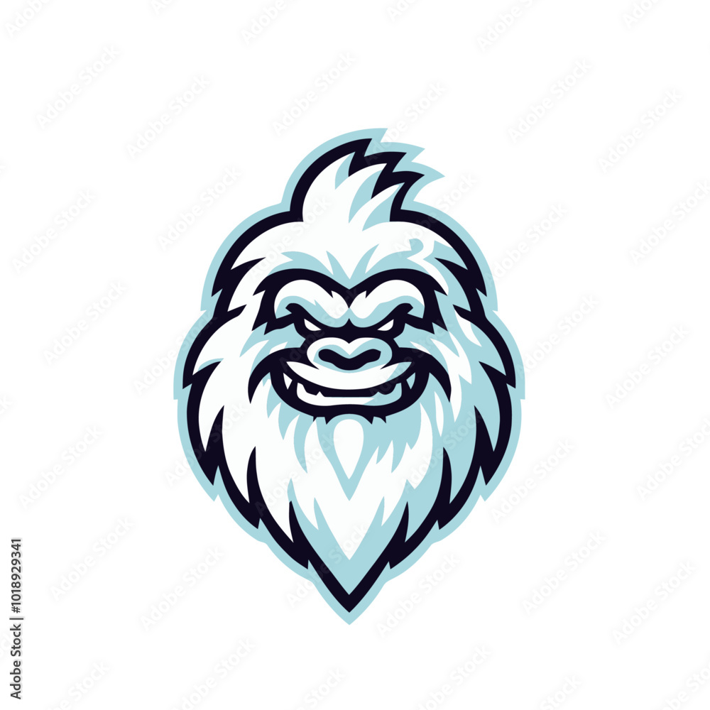 Mysterious beast modern style yeti sports logo mascot
Mysterious beast modern style yeti sports logo mascot