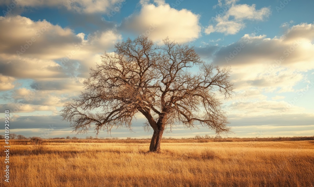 Obraz premium tree in the field