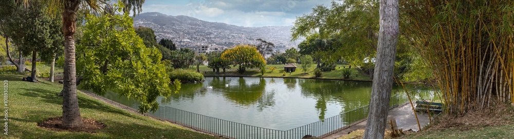 Santa Catharina Park. Madeira . Funchal. Panorama. Santa Catharina Park. Madeira . Funchal. Panorama.