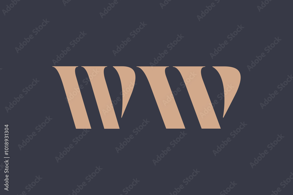 Abstract letter WS logo. This logo icon incorporate with abstract shape in the creative way. Minimalist abstract letter logo. Abstract letter WS logo. This logo icon incorporate with abstract shape in the creative way. Minimalist abstract letter logo.