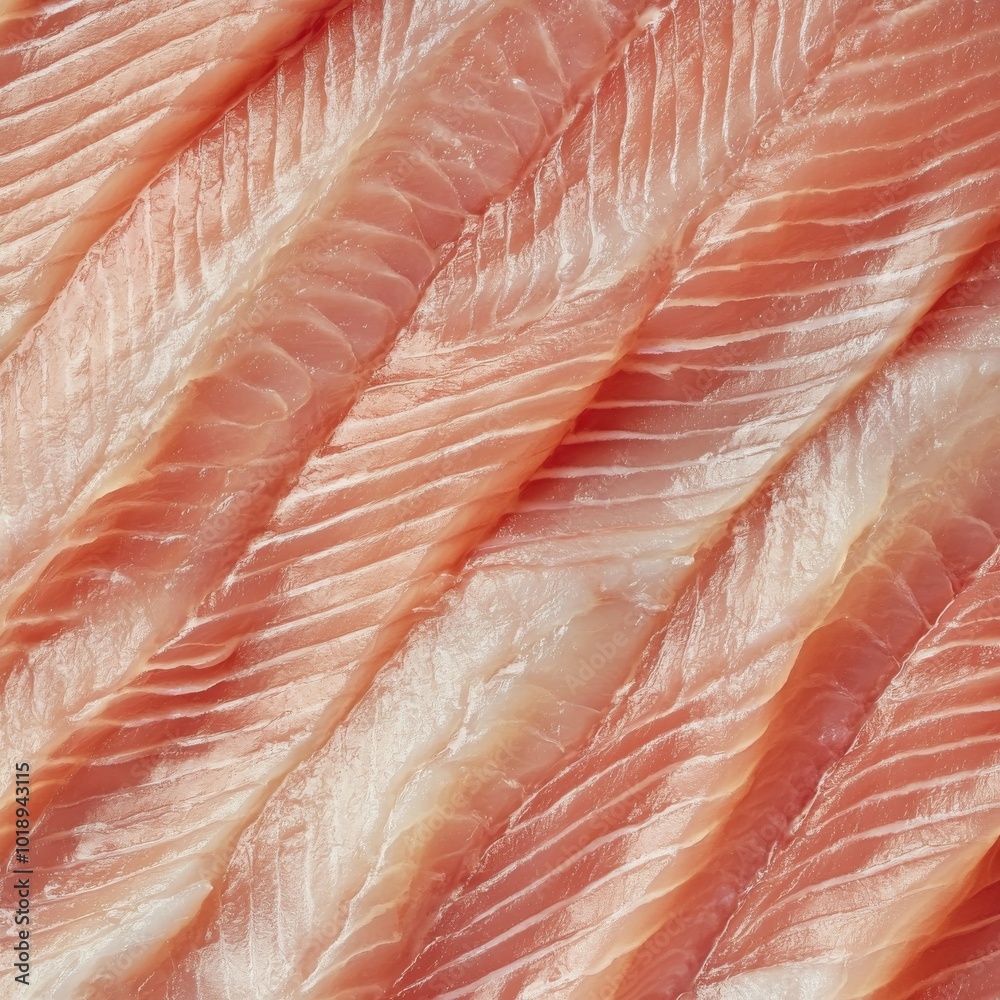 Detailed Image of Fish Meat Texture