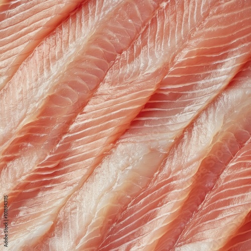 Detailed Image of Fish Meat Texture