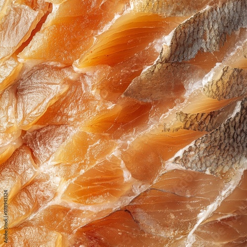 Detailed Image of Fish Meat Texture