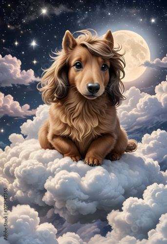 dog in the sky
