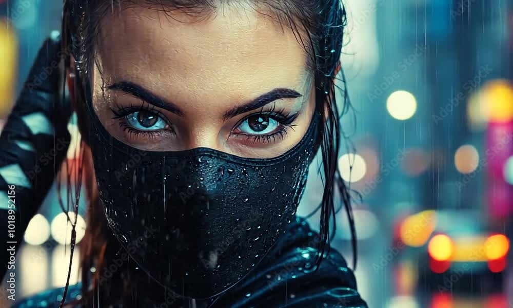 portrait of asian woman in black kimono with katana, portrait of woman wearing black leather jacket portrait of asian woman in black kimono with katana, portrait of woman wearing black leather jacket