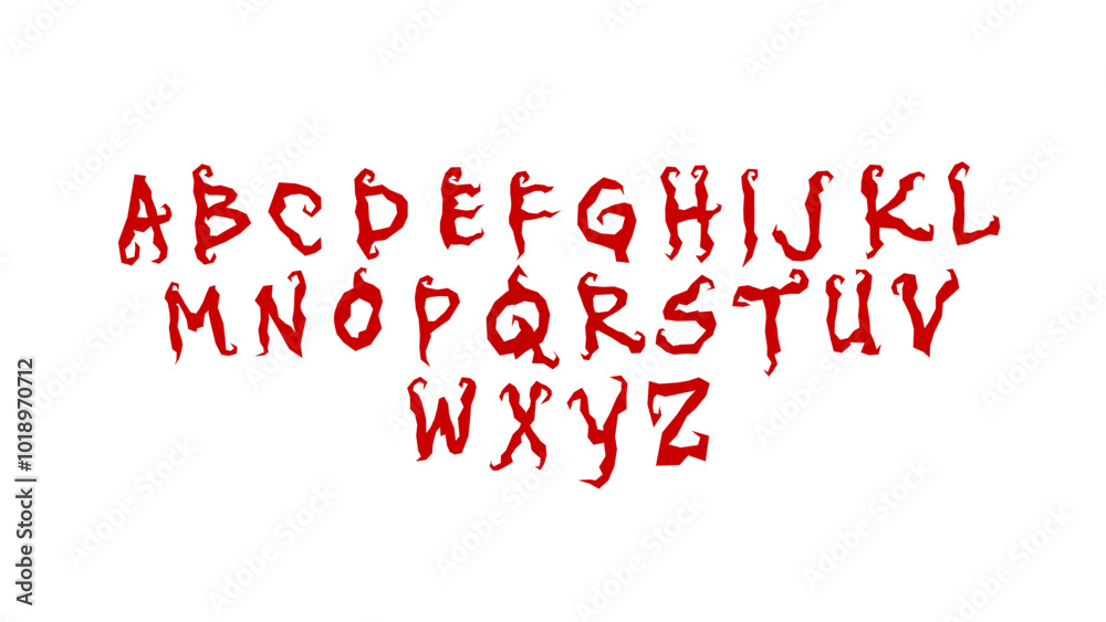 Dark Lettering, vector font typeface Gothic print designs root Ghotic tattoo font concept