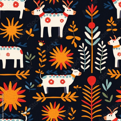 Ethnic Handmade Ornament Pattern Design