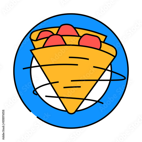duck confit french cuisine line icon vector. duck confit french cuisine sign. isolated symbol illustration