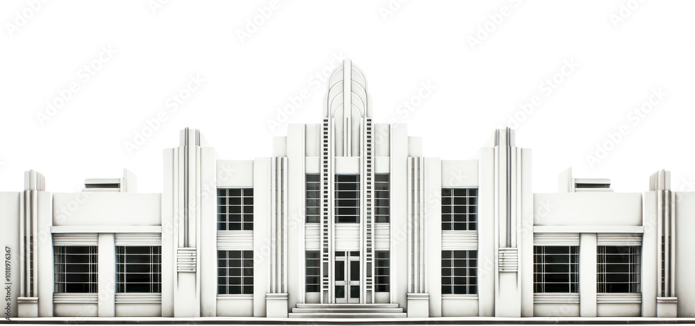 PNG Row of art deco offices architecture building city. PNG Row of art deco offices architecture building city.