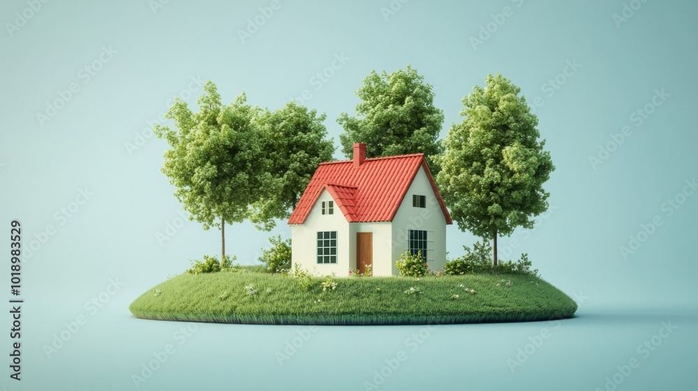 Charming Eco-Friendly House Surrounded by Lush Green Landscape for Sustainable Living Charming Eco-Friendly House Surrounded by Lush Green Landscape for Sustainable Living