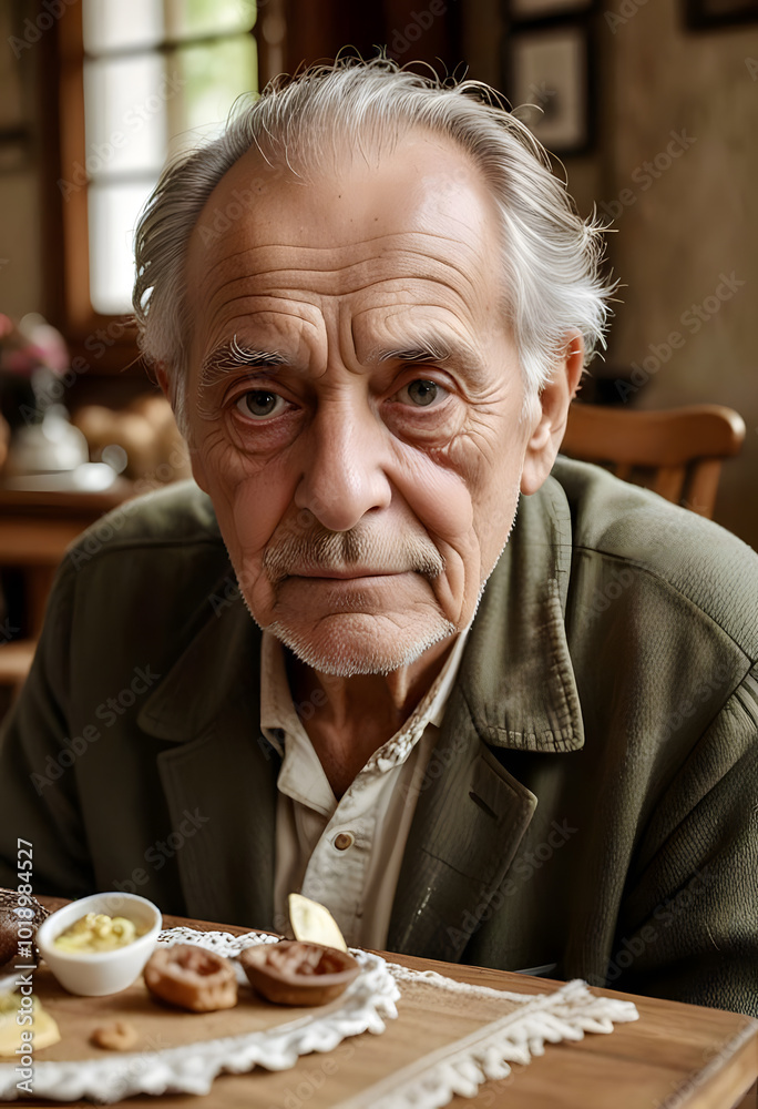 senior person with a cup of coffee senior person with a cup of coffee