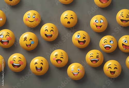 smiley balls