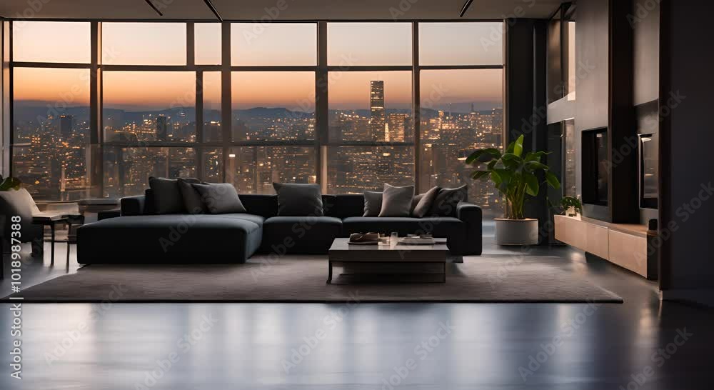 modern living room, penthouse and apartment modern living room, penthouse and apartment