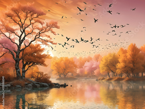 autumn in the park