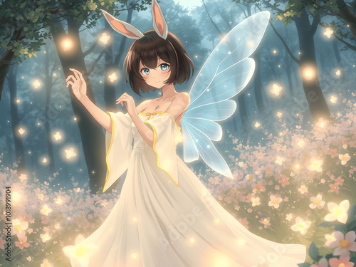 angel with magic wand