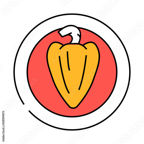 chiles rellenos mexican cuisine line icon vector. chiles rellenos mexican cuisine sign. isolated symbol illustration