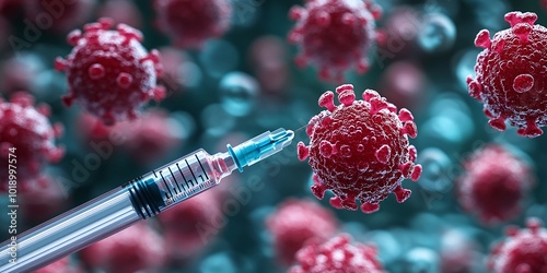 precision research on cancer cells using a needle injection captured in a macro image highlighting the study of viral diseases and infected organisms in the context of modern vaccine research
