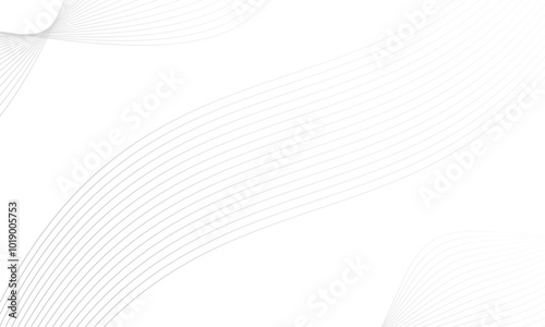 Abstract wave white background, vector illustration.