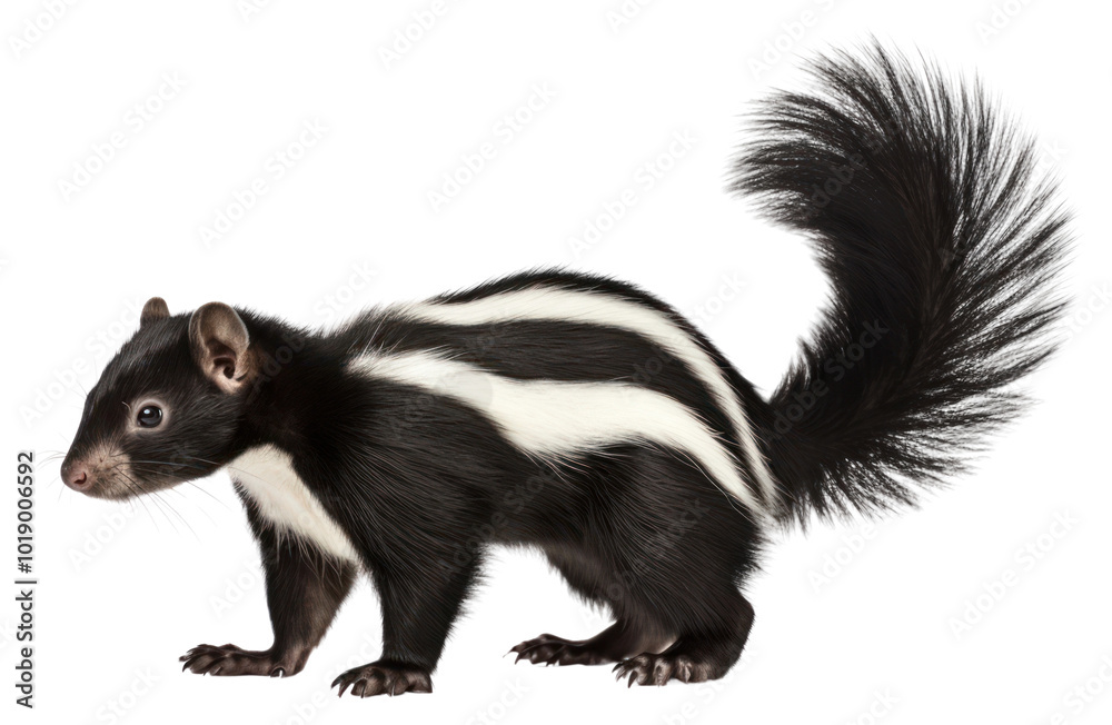 Obraz premium PNG Skunk wildlife animal mammal.