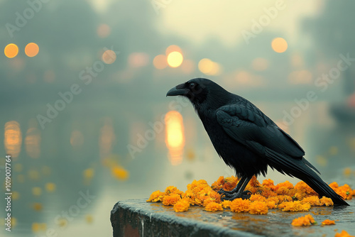 Traditional celebrations of Pitru Paksha festival
 photo