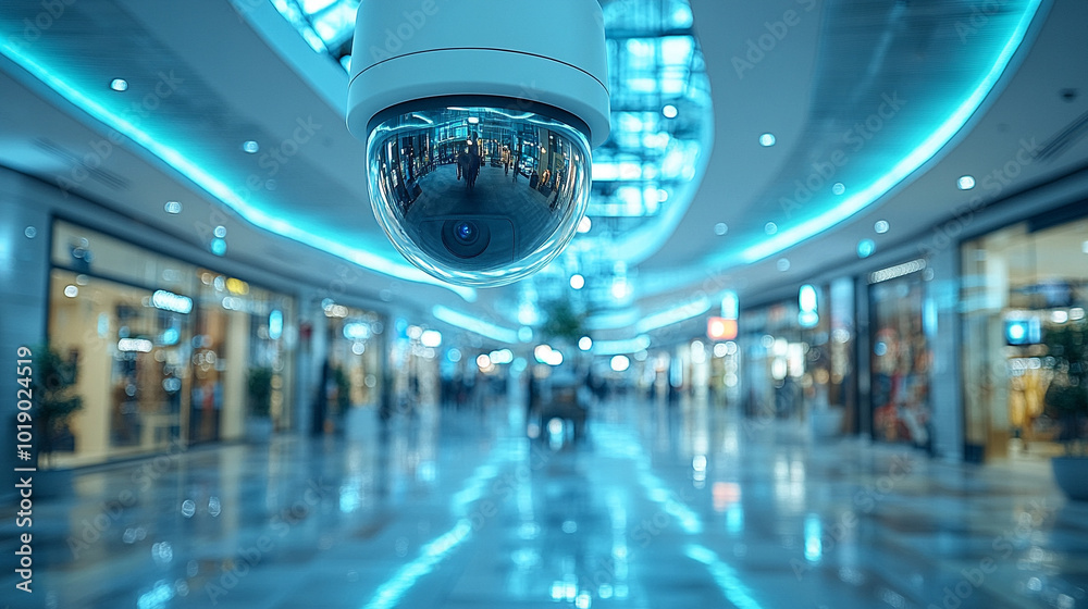 sleek, modern white security camera mounted on a ceiling, symbolizing surveillance, safety, and technology. The camera's clean design reflects reliability and vigilance in maintaining secure environme sleek, modern white security camera mounted on a ceiling, symbolizing surveillance, safety, and technology. The camera's clean design reflects reliability and vigilance in maintaining secure environme