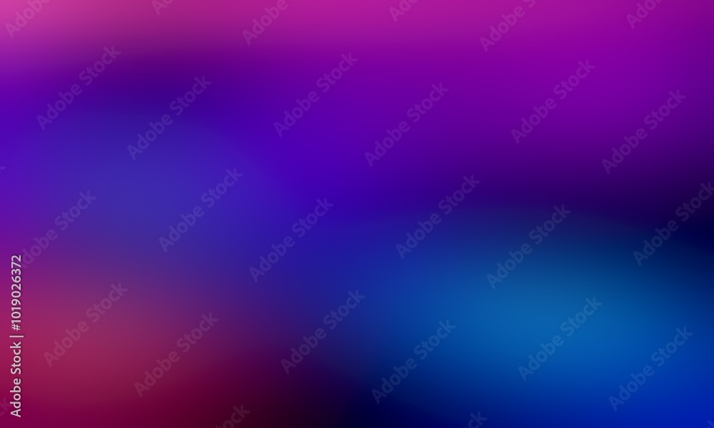Fototapeta premium Abstract blurred background image of blue, purple, pink colors gradient used as an illustration. Designing posters or advertisements.