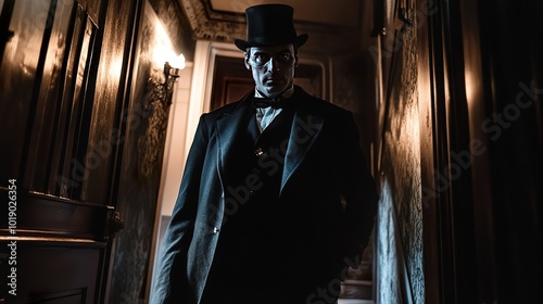 Explore a haunted house with a creepy butler for a spooky and fun Halloween night adventure perfect