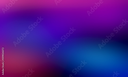 Abstract blurred background image of blue, purple, pink colors gradient used as an illustration. Designing posters or advertisements.