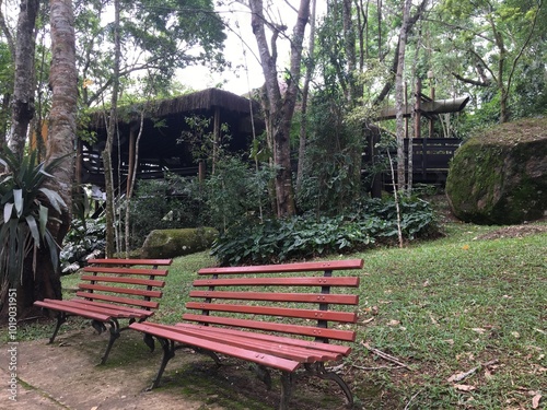 Banco na praça