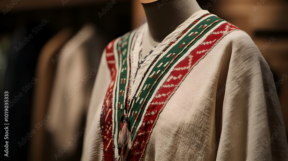 A close-up of traditional attire from various cultures displayed beautifully. Cultural attire.
A close-up of traditional attire from various cultures displayed beautifully. Cultural attire.