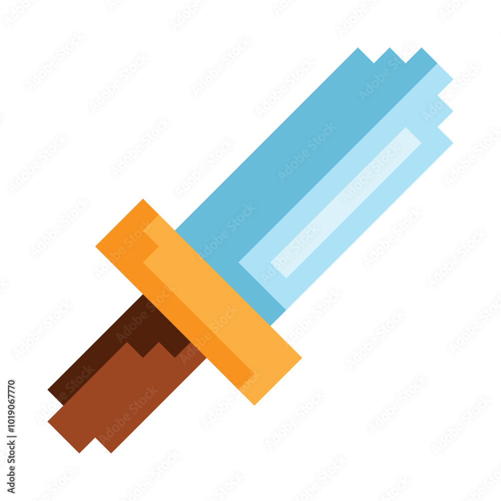 video game item pixelated sword video game item pixelated sword