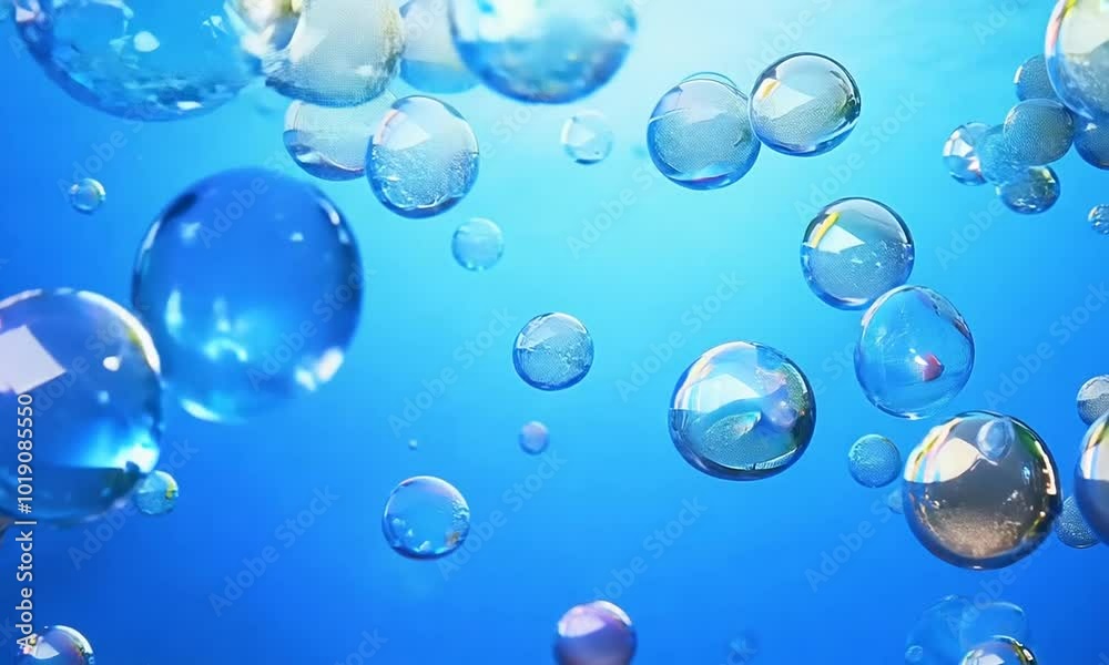 water drops on blue water drops on blue