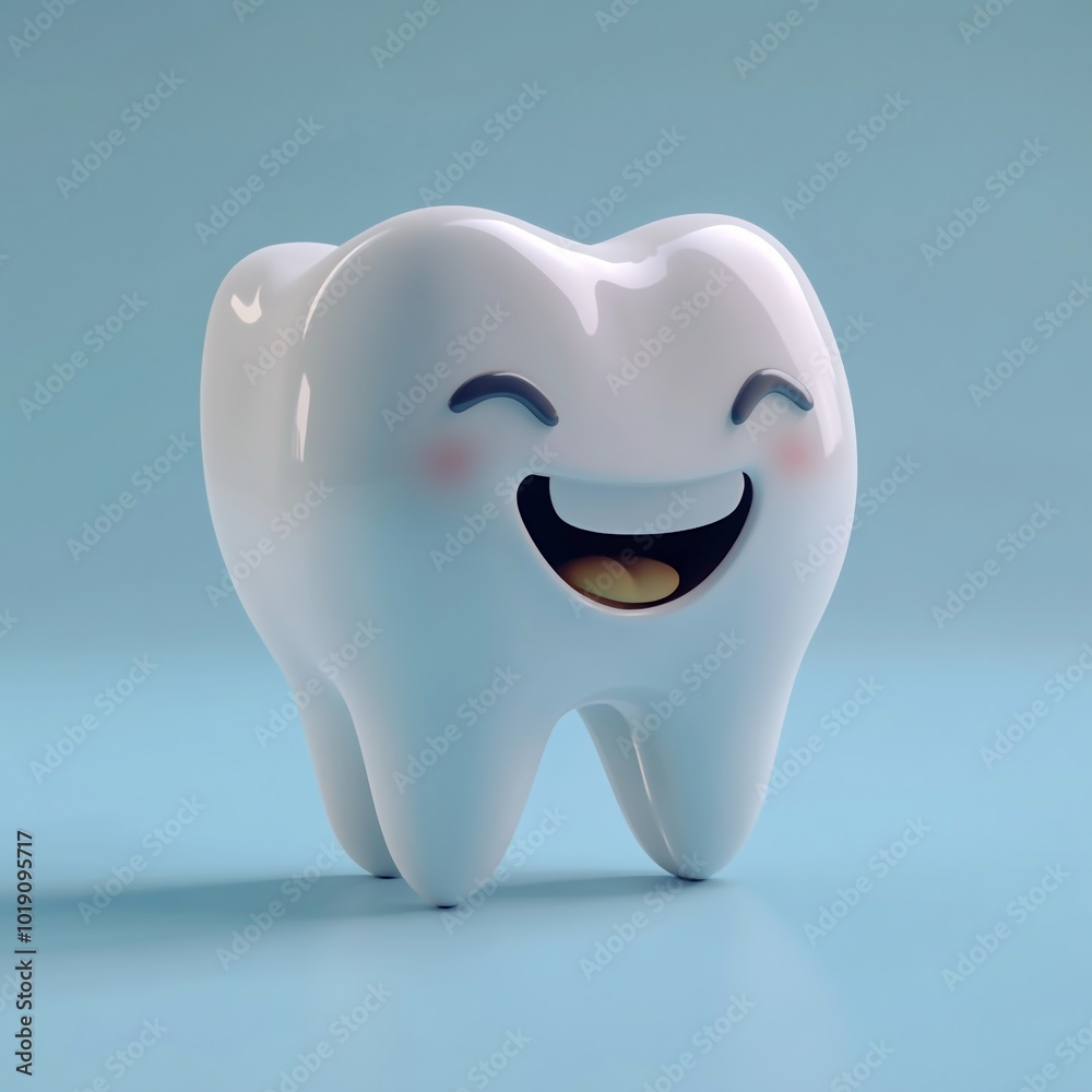 3D Dentist Icon: Oral Health and Care Illustration Logo 3D Dentist Icon: Oral Health and Care Illustration Logo