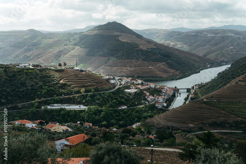 Picturesque Douro Valley Landscape at Dusk