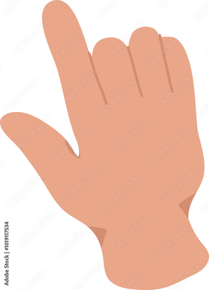 Palm With Forefinger Up Palm With Forefinger Up