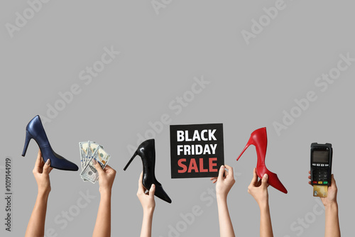 Black friday sale shopping ...