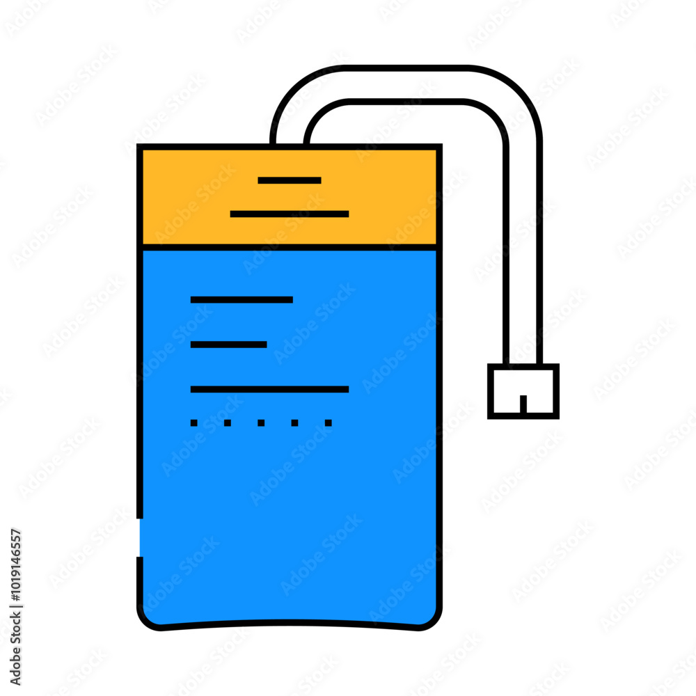 lithium ion battery line icon vector. lithium ion battery sign. isolated symbol illustration lithium ion battery line icon vector. lithium ion battery sign. isolated symbol illustration