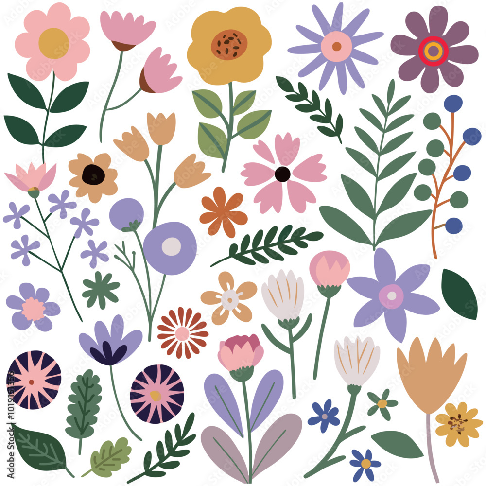 Collection of flowers. Vector botanical flowers background. style for banners, wallpaper, posters, websites, online shopping.Vector illustration design and creative idea,eps 10.
Collection of flowers. Vector botanical flowers background. style for banners, wallpaper, posters, websites, online shopping.Vector illustration design and creative idea,eps 10.