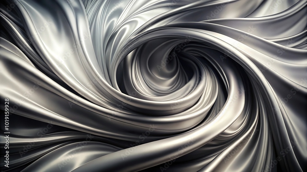 Abstract background of smooth swirling silk with black Abstract background of smooth swirling silk with black