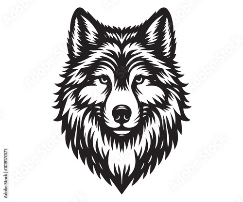 Wolf silhouette set vector design big pack of illustration and icon
