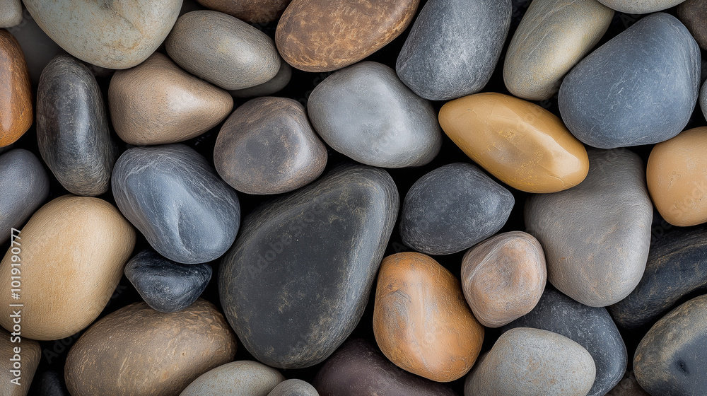 pebbles: a close-up, top-down view of a collection of small pebbles, filling the entire frame with a focus on their varied textures and colors pebbles: a close-up, top-down view of a collection of small pebbles, filling the entire frame with a focus on their varied textures and colors