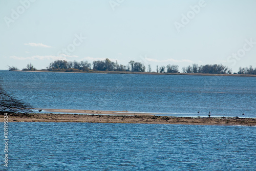 Lake Michigan in Escanaba, Michigan. photo