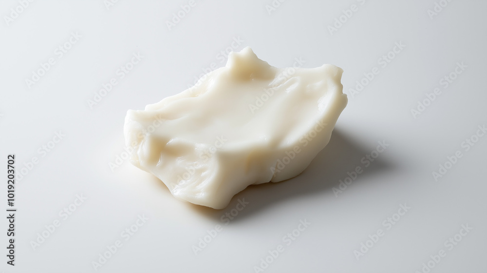 lard concept image: a small chunk of lard, top down view, a small chunk of lard placed in the center of a white background lard concept image: a small chunk of lard, top down view, a small chunk of lard placed in the center of a white background