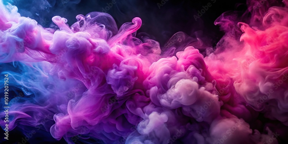 abstract background with purple pink smoke Aerial abstract background with purple pink smoke Aerial