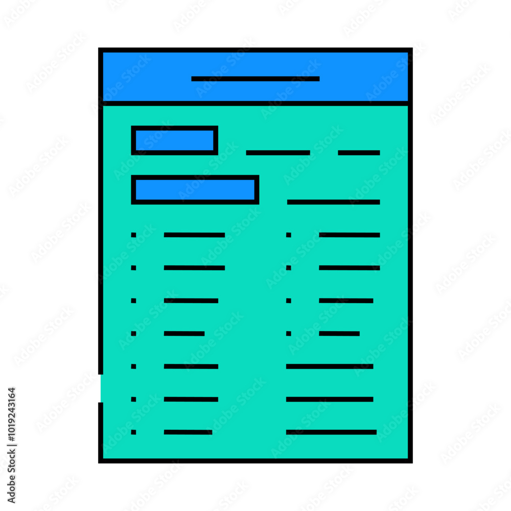 test list line icon vector. test list sign. isolated symbol illustration test list line icon vector. test list sign. isolated symbol illustration