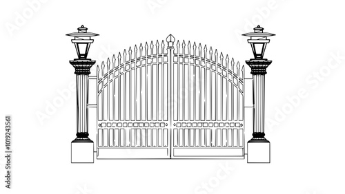 2D iron gate